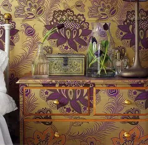 墙纸家具翻新效果 (旧家具翻新壁纸效果图)