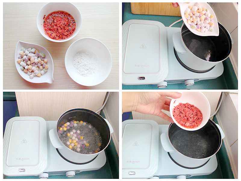 醪糟芋圆饮品,芋圆醪糟