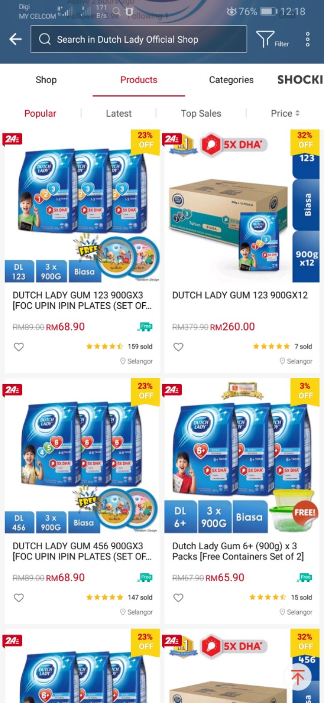 在马来西亚生活最常喝到的国民级牛奶之一-荷兰子母牌牛奶