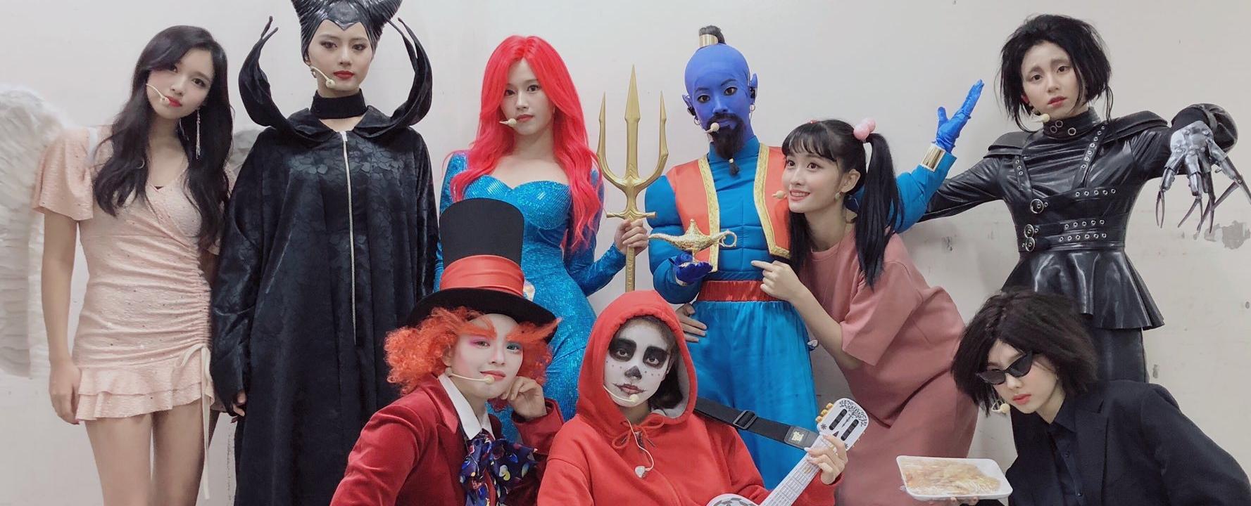 twice四周年万圣节mina,twice五周年见面会