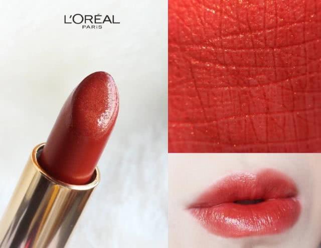 金属鲜亮口红,金闪大红色口红