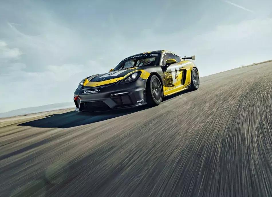 保时捷718cayman赛车,保时捷718boxster