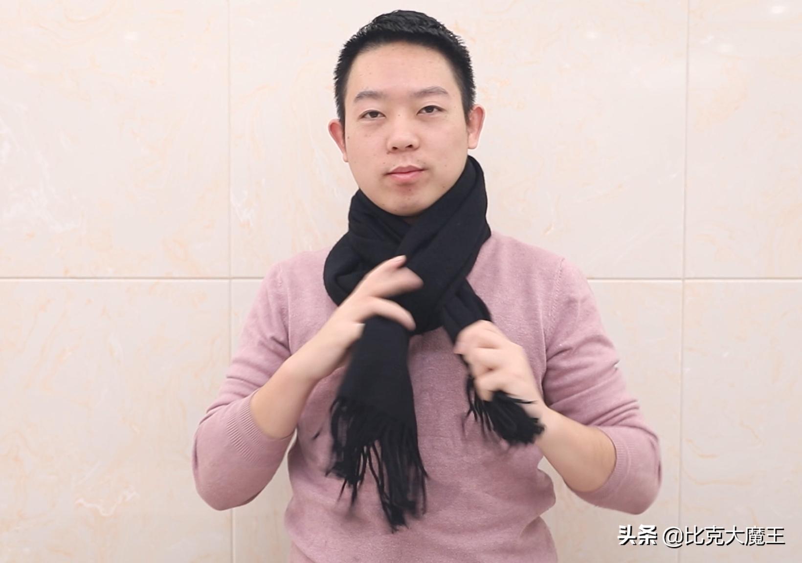 4种实用围巾系法围出新花样,一条围巾多种系法让你天天不重样