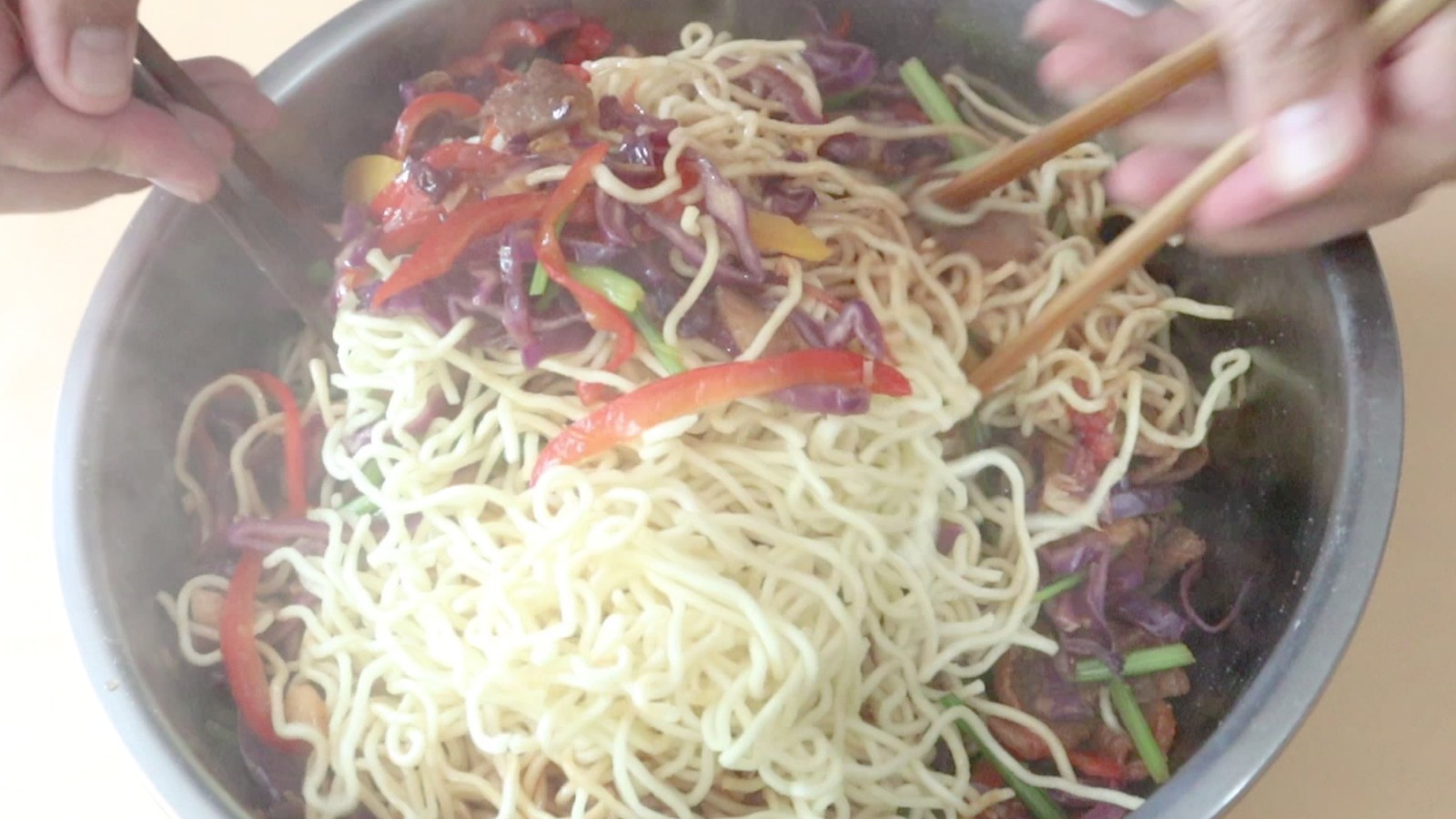 蒸卤面的家常做法简单的,蒸卤面饭店做法