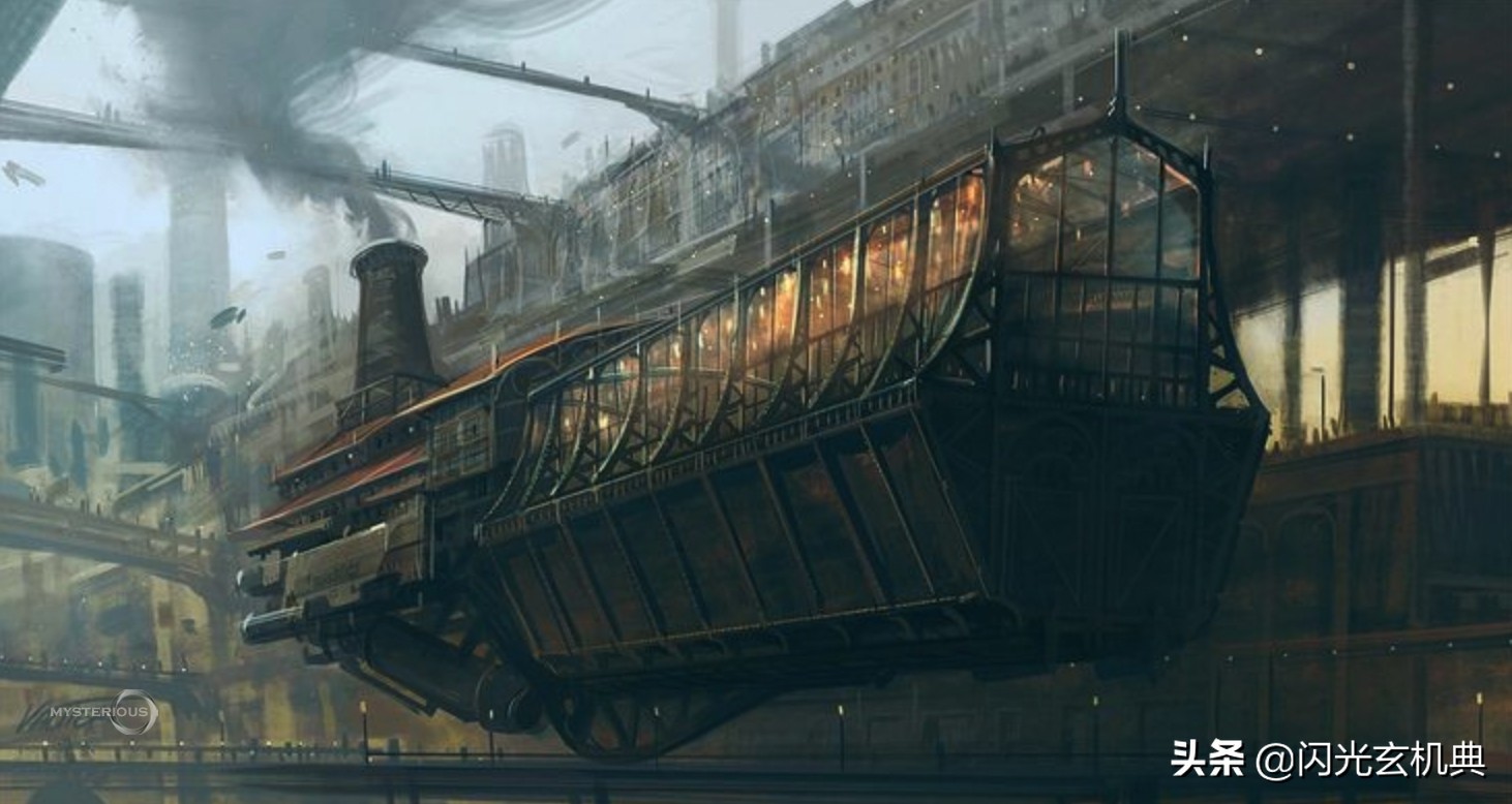 科幻场景原画作品集,科幻幻想绘画震撼的