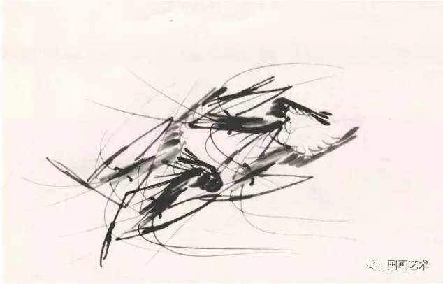国画用胶矾水画虾技法,娄师白画虾技法视频