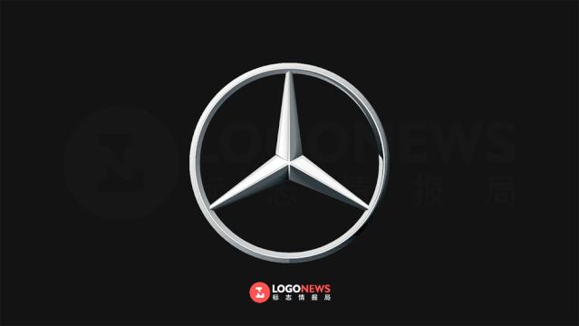 奔驰最新logo,奔驰logo换现代