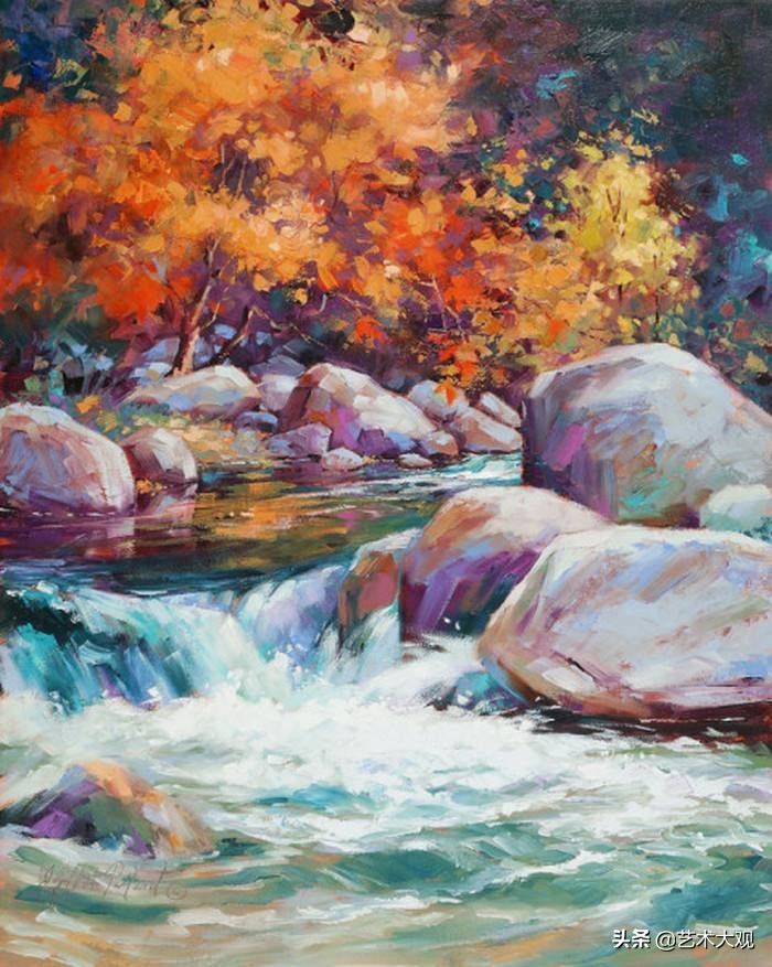 美国画家allenlawson油画风景,画家安德烈·杰拉西莫夫风景油画