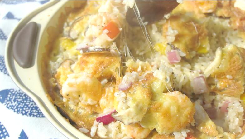 西餐芝士焗饭做法,芝士就是力量披萨美食教程