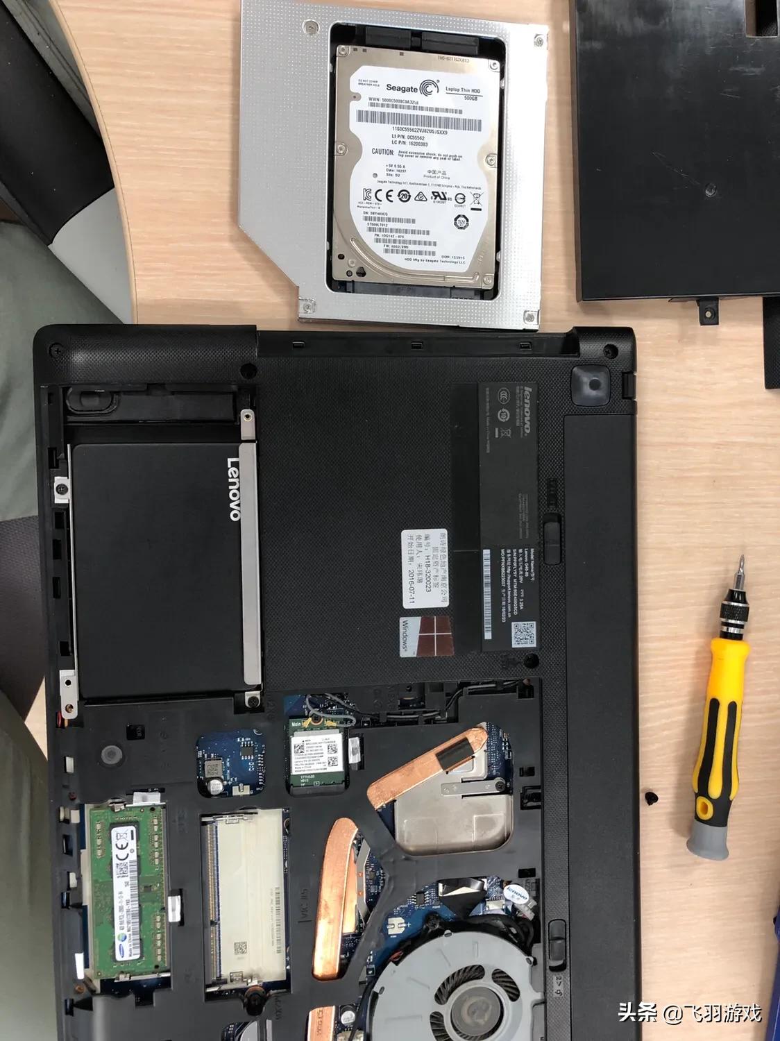 联想笔记本硬件升级,联想笔记本光驱改机械硬盘教程