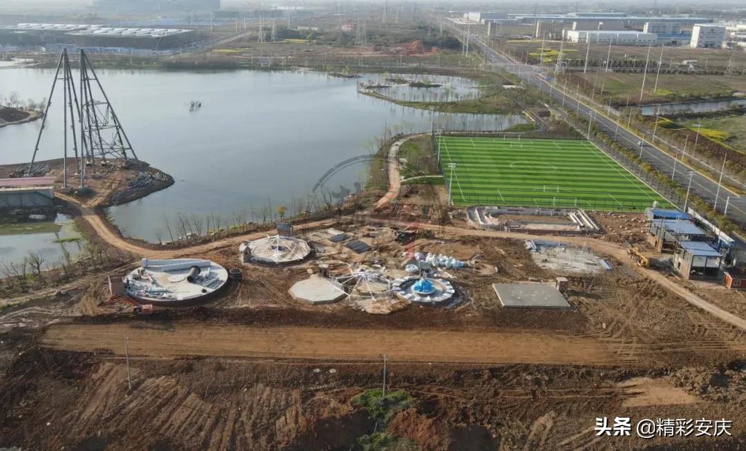航拍张湖公园！实探欢乐世界！摩天轮，大摆锤等项目新进展曝光