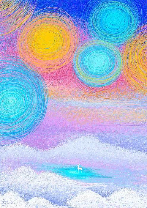 描摹梦境的魔术师，靠画“圈圈”火遍全网