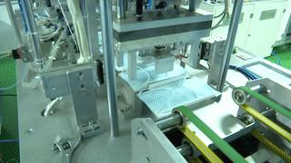 一次性平面口罩全自动生产线,医用一次性口罩生产流水线