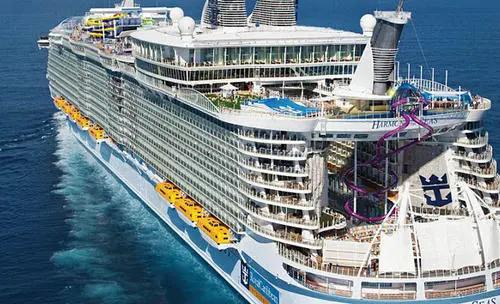 和谐号跟泰坦尼克号对比图片,海洋和谐号和泰坦尼克号的区别