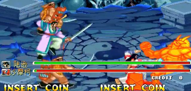 街机游戏被老爹打,街机游戏战胜最强boss