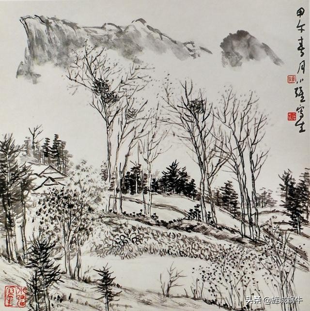 写生水墨画作品欣赏,水墨人物画写生作品欣赏