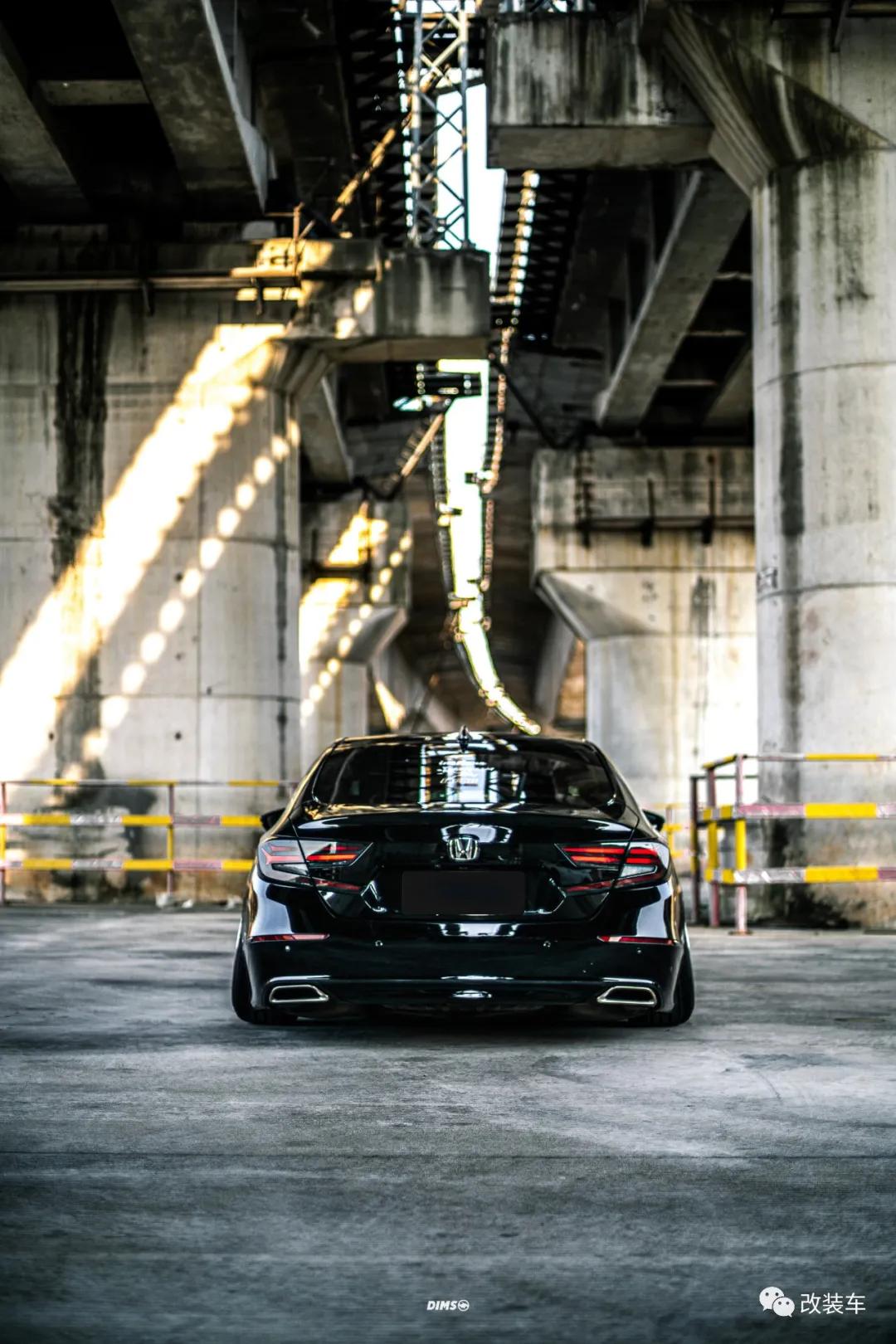 雅阁改装黑武士大包围和低趴,七代雅阁黑武士轮毂