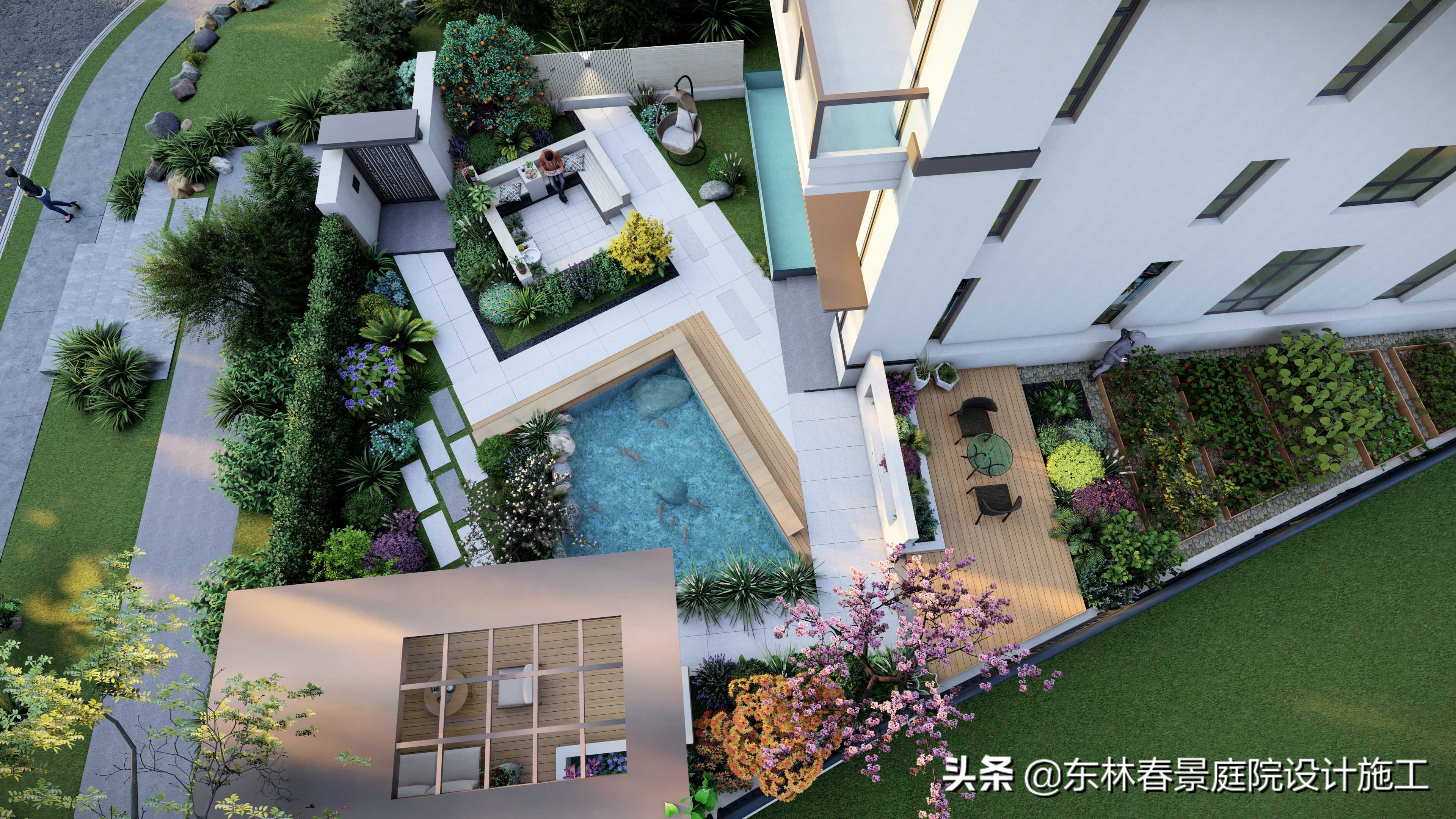 别墅庭院设计案例,各种别墅设计大全