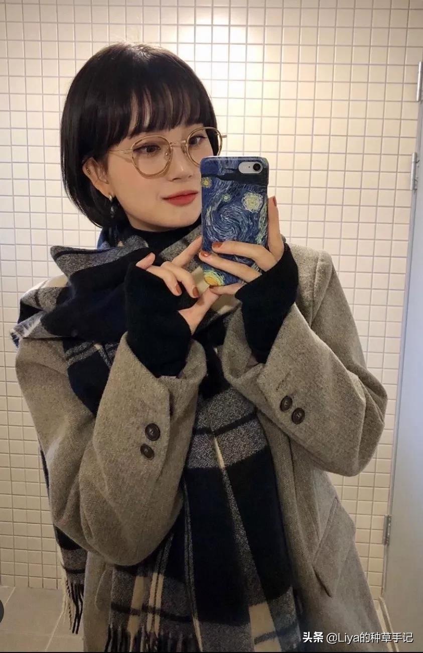 波波头波浪卷烫发,短发羊毛卷波波头