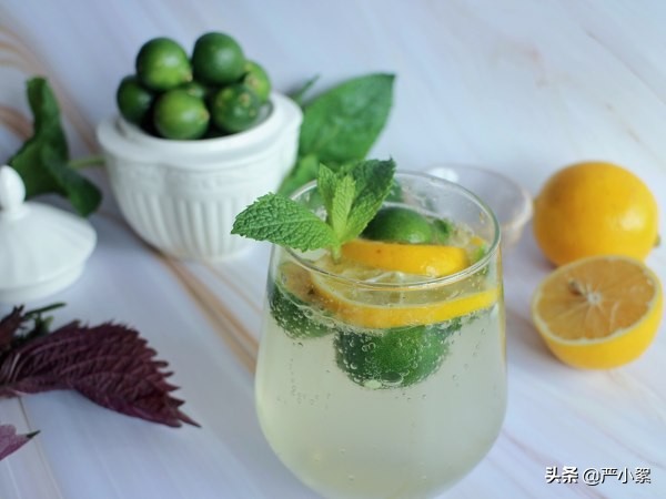 三伏天太热了教你自制解暑清凉茶,薄荷解暑茶