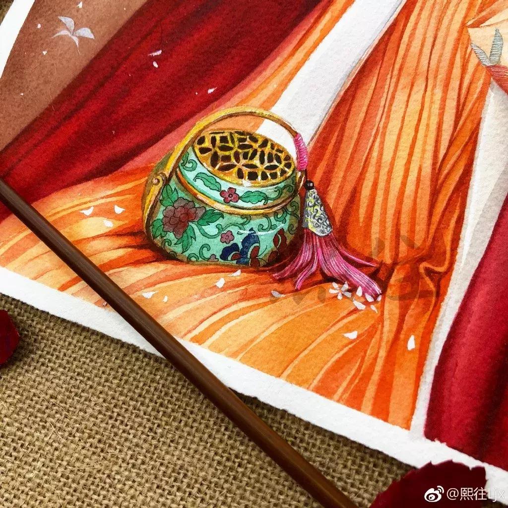 古风绘画线描,100张绝美古风女线描手绘