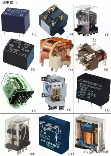 电路板电子元器件符号一览表,电子元器件符号字母对照表