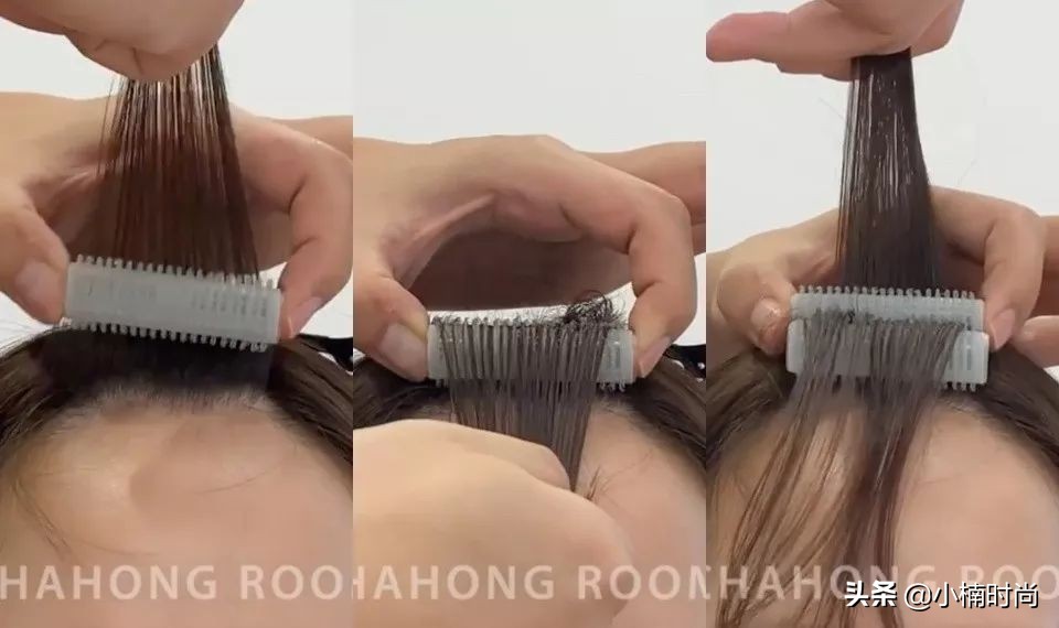 发型师必学齐刘海怎么吹,八字刘海发型怎么吹