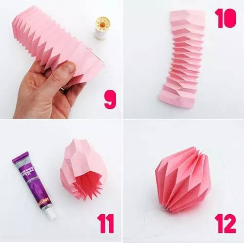 迎接新年的剪纸灯笼,做灯笼来点过年的气氛吧