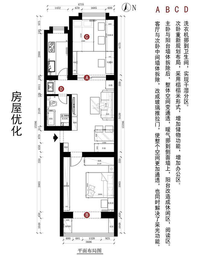 石家庄现代简约设计案例,春意盎然装修风格