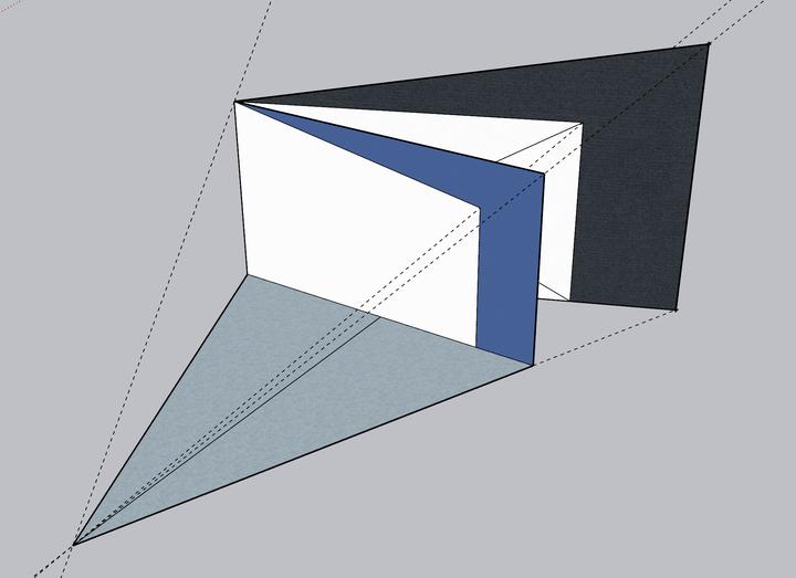 投影仪侧投问题的定量计算,家用投影仪的斜投范围在哪里?