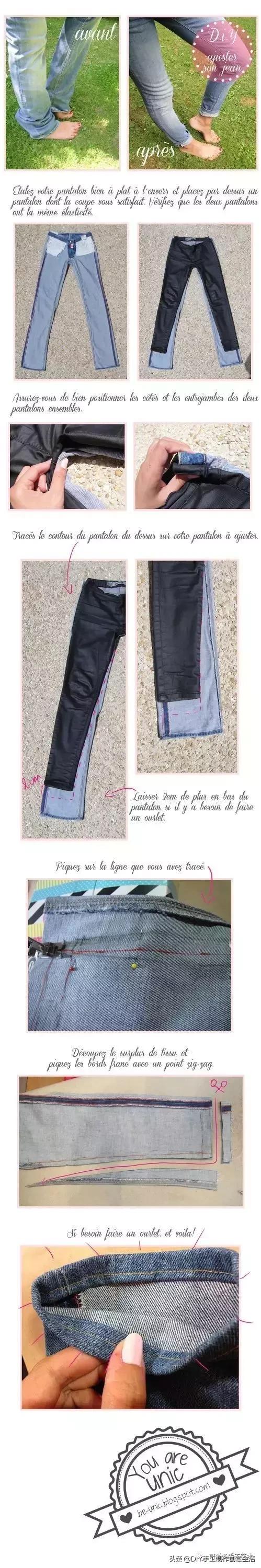 有没有比较有创意的牛仔裤改造,不要的牛仔裤改造大全教程