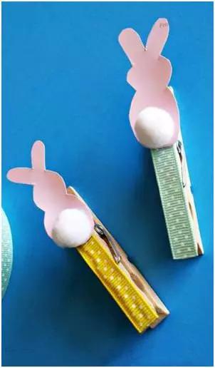 小兔子气球灯笼手工制作幼儿园,黏土小兔子手工教程简单又可爱