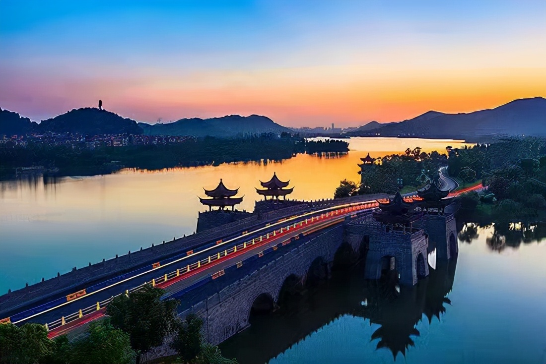 杭州湘湖游览图,杭州湘湖为什么叫姐妹湖