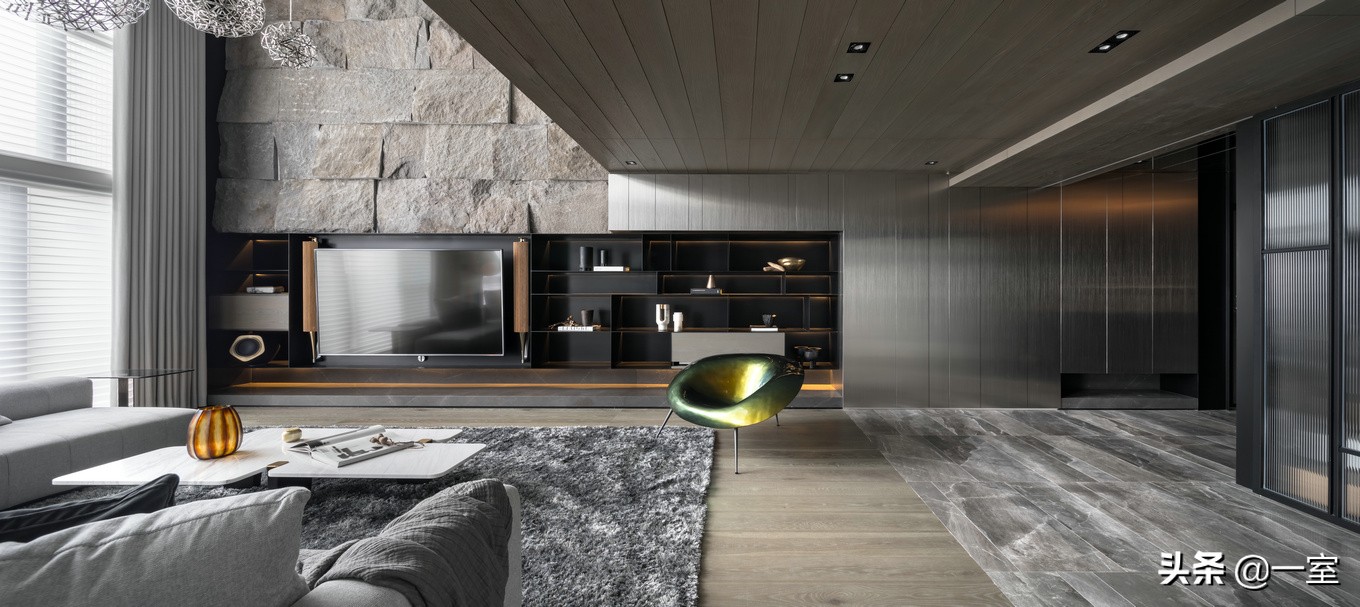 3.3米背景墙设计,客厅背景墙设计简约款