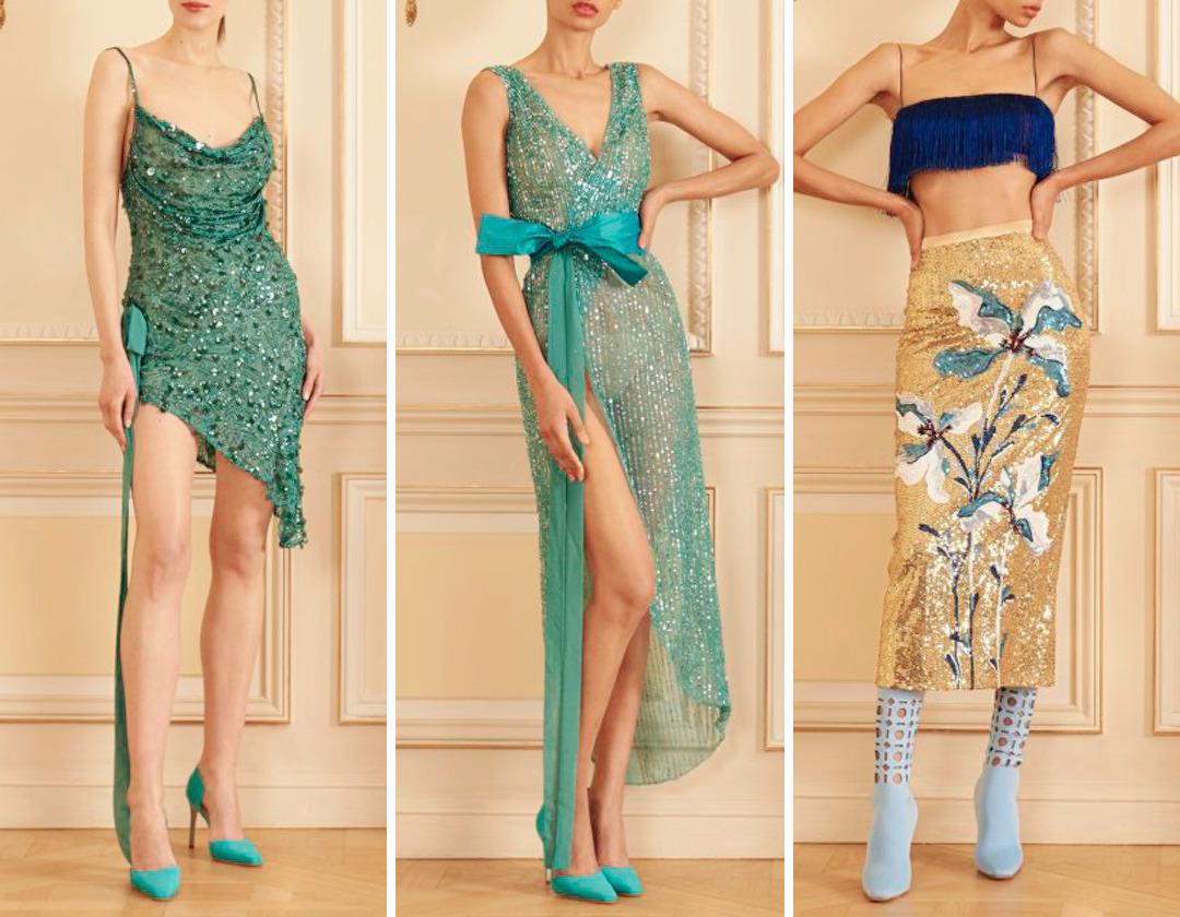 GeorgesHobeika甜美少女高定礼服:粉嫩闪光刺绣,清新宫廷风