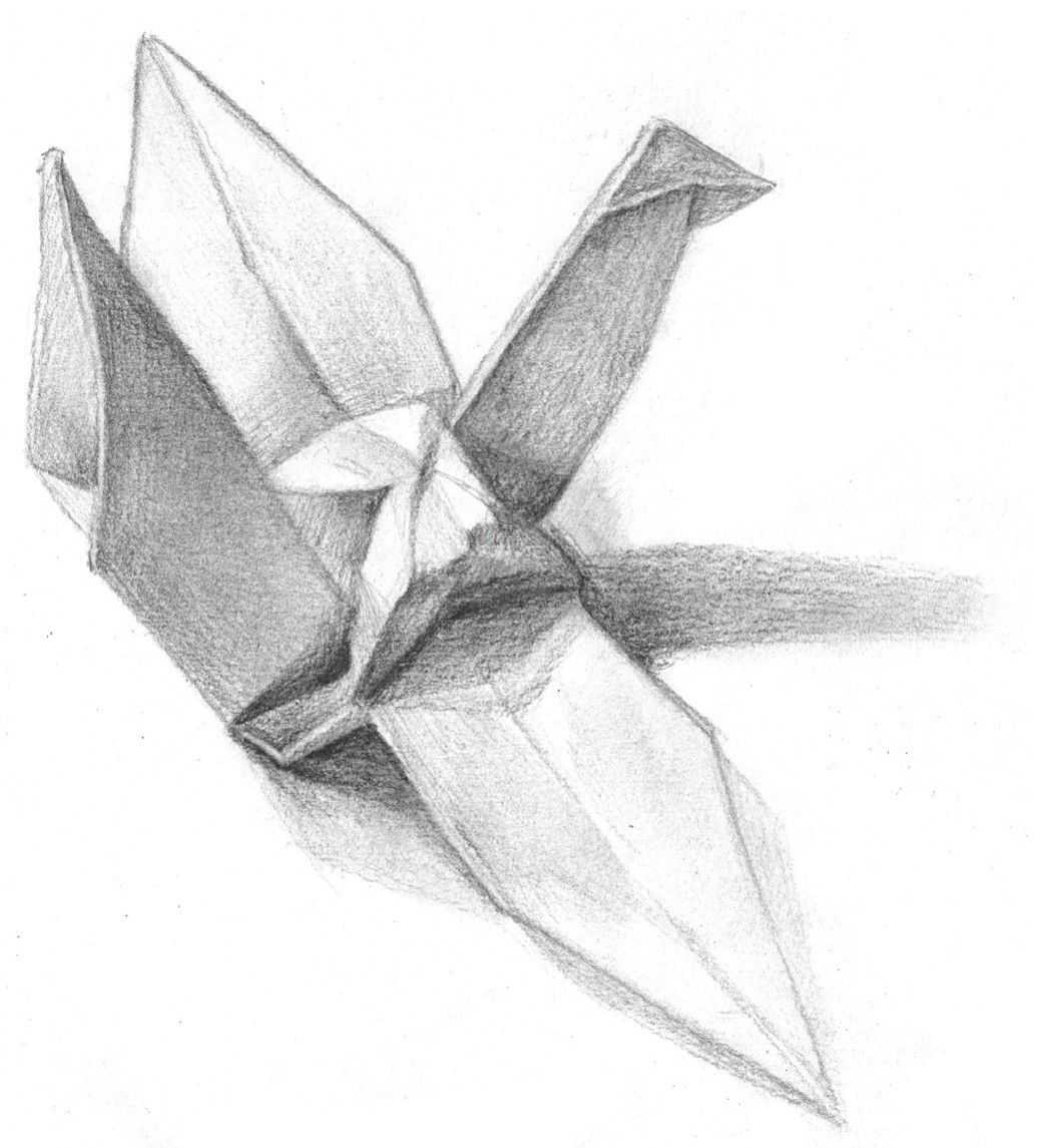 怎样画纸鹤简单又好看,纸鹤画法教程视频