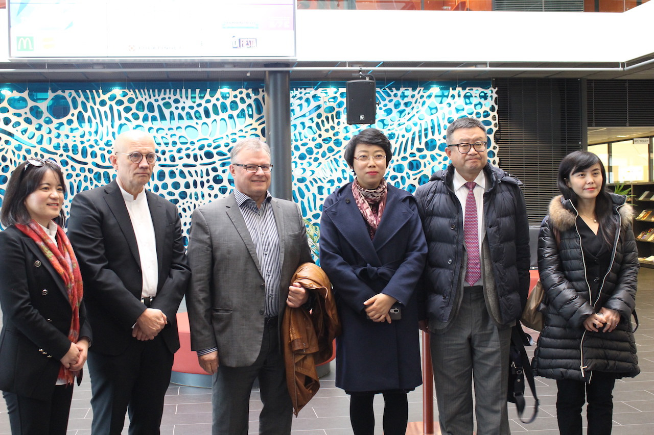 中欧旅游年·哈尔滨冰雪旅游推介走进芬兰哈格赫立雅应用科技大学