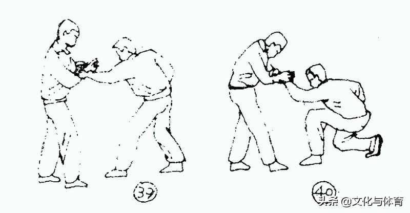 拿腕内收的四种技法