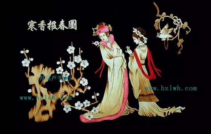 麦秆画芦苇画,最好看的麦秆画