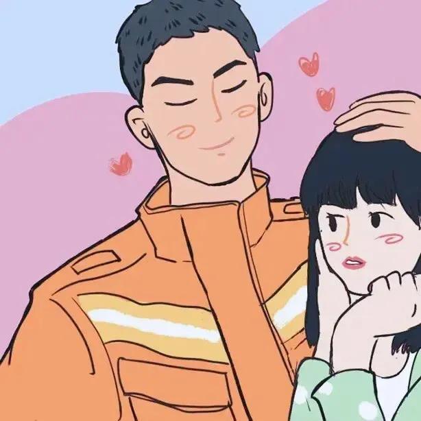 带红旗的情侣头像,超哇塞的微信头像