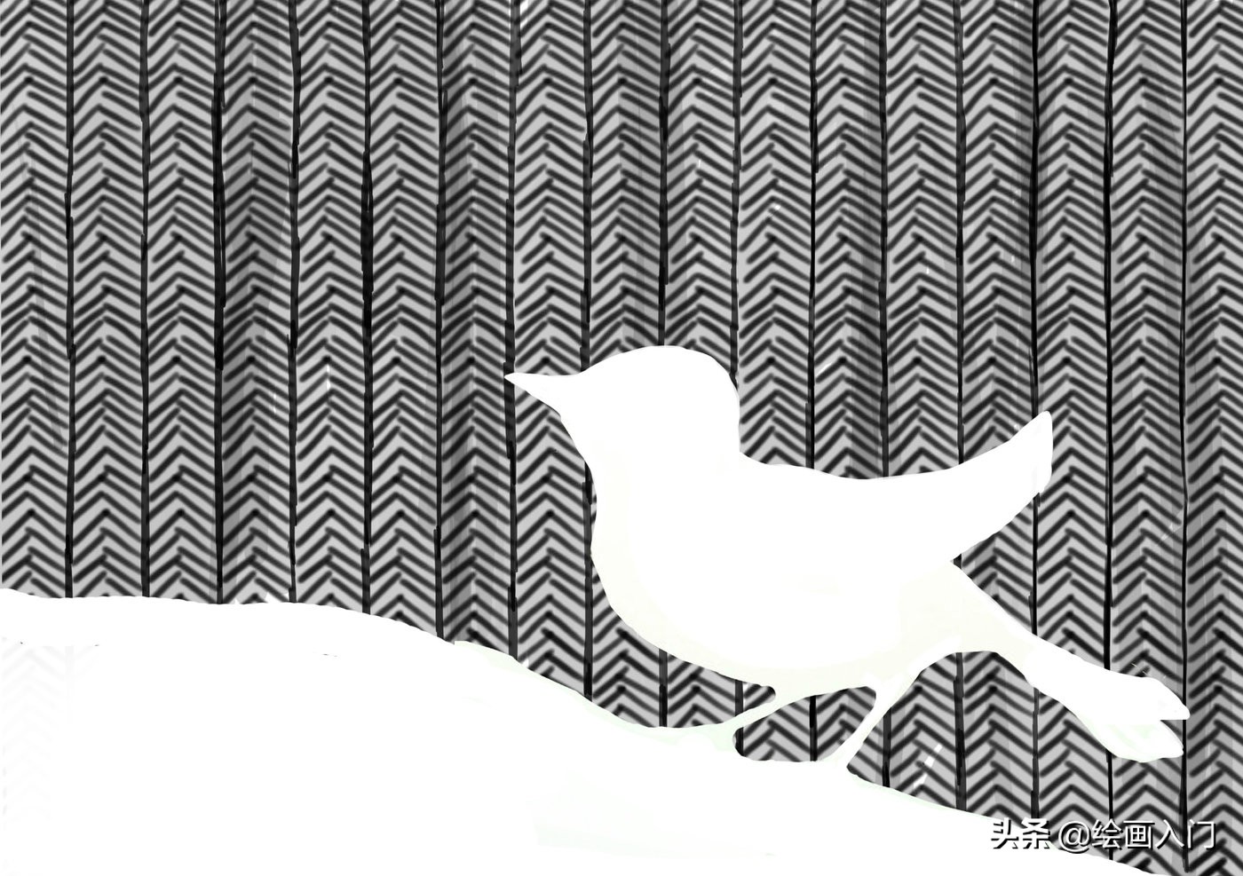 关于《童年》的插画作品,童年我和姥姥手绘插画