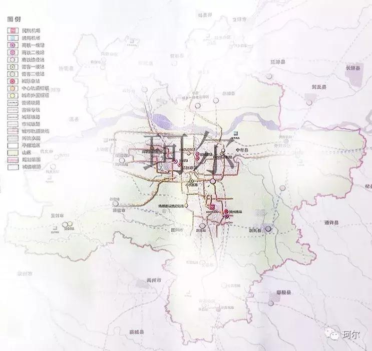 连霍高速郑州段最新规划图,郑州连霍高速北移最新地图