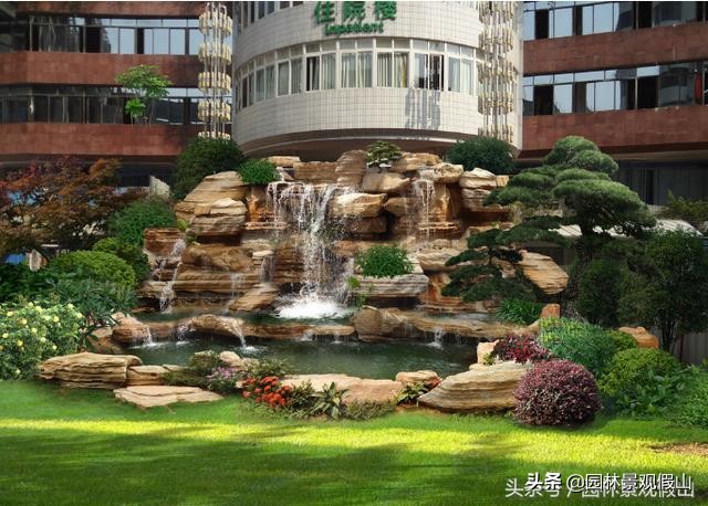 庭院小型假山鱼池造价多少钱建好,私家庭院鱼池假山设计制作方法