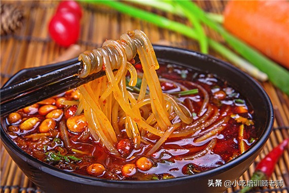 重庆酸辣粉的做法及配方大全,酸辣粉料汁配方做法