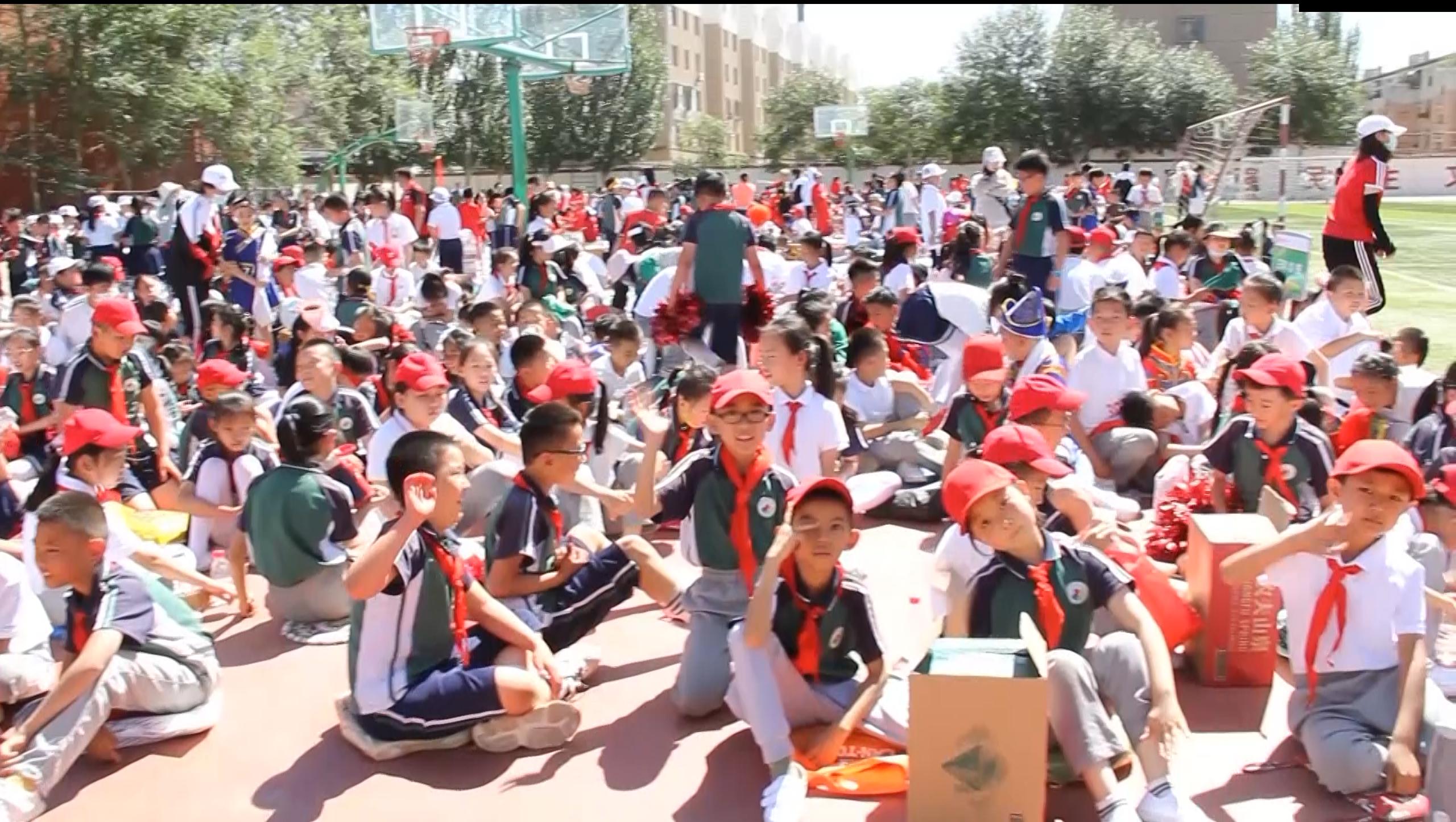 包头包钢实验一小运动会开幕式,包钢实验一小全员运动会