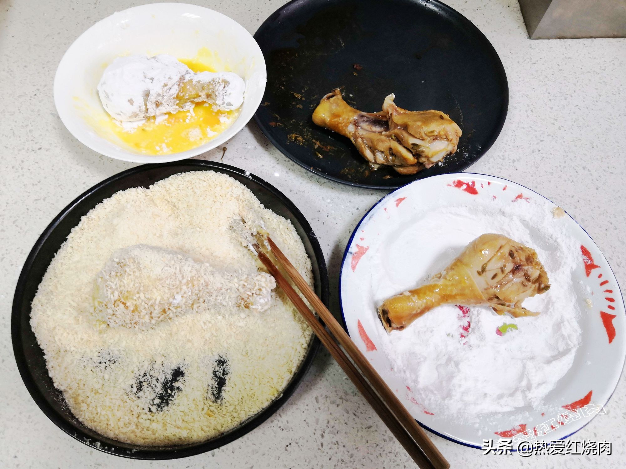 炸鸡腿炸出来怎么会有油,炸鸡腿炸熟后容易掉粉皮