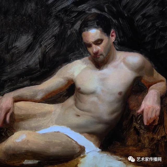 美国写实油画大师作品欣赏,写实油画中国女肖像脸部调色技巧