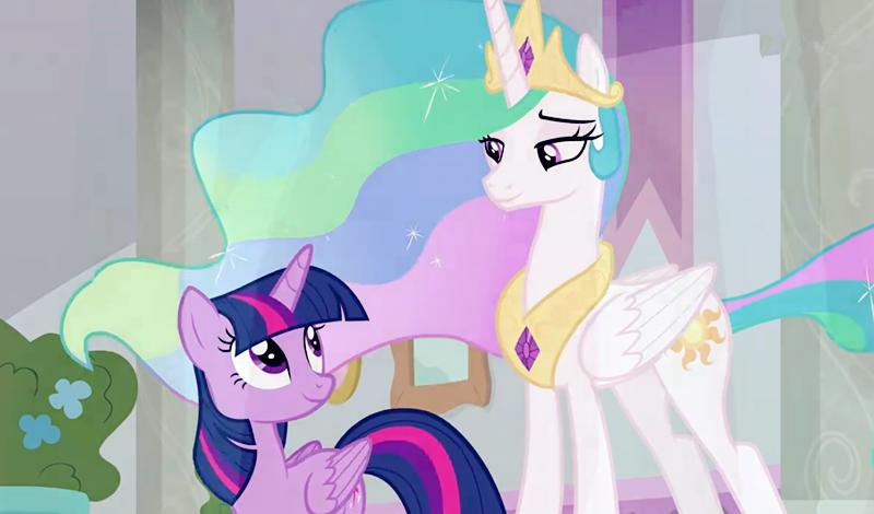 小马宝莉宇宙公主月亮公主小时候,小马宝莉宇宙公主和月亮公主出游