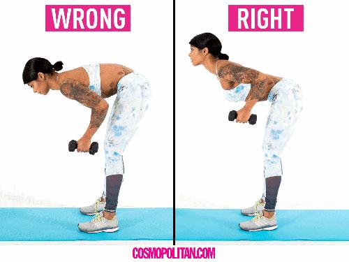 哑铃练背部肌肉最快最有效的方法,哑铃如何瘦背部和手臂