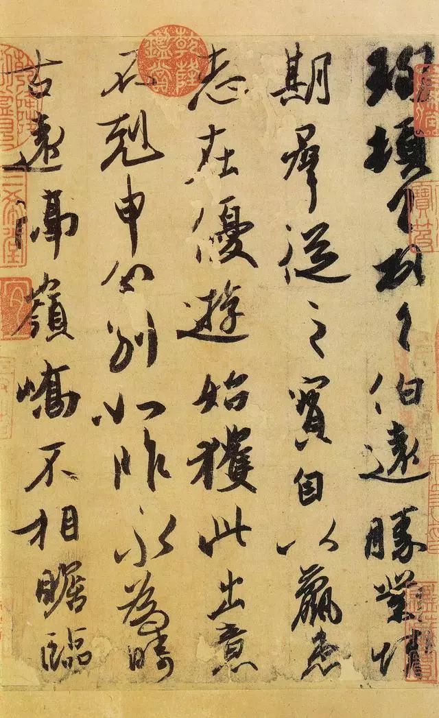 笔法——魏晋多用绞转，唐以下多用提按